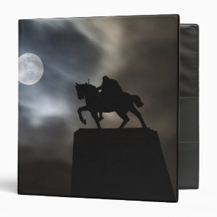 Statue of King Kralja Tomislava silhouetted Binder