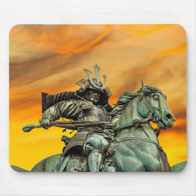 Statue of Kusunoki Masashige, Japan Mouse Pad (Front)