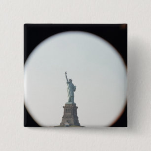 Statue of Liberty, 1886 2 Inch Square Button