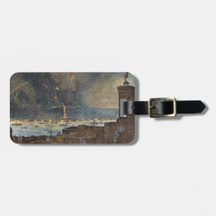 STATUE OF LIBERTY, 1886 LUGGAGE TAG