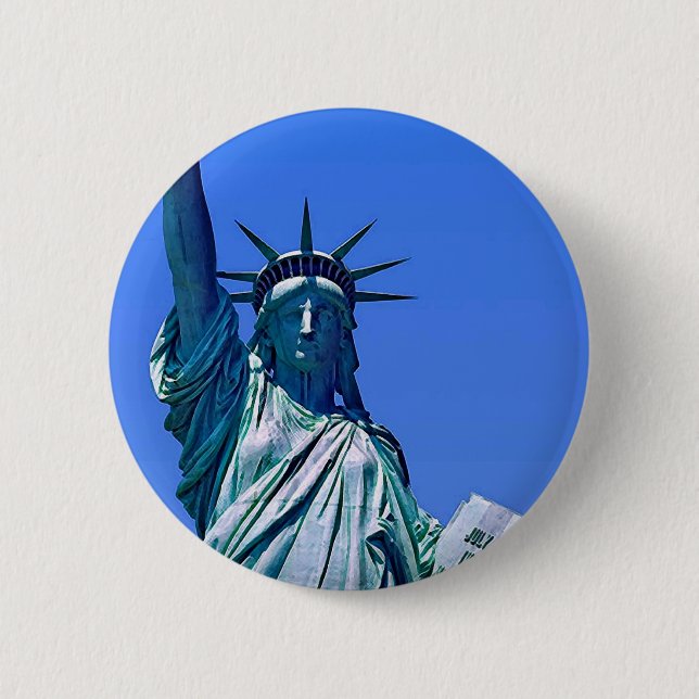 Statue of Liberty 2 Inch Round Button (Front)