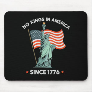 Statue Of Liberty 4th July No Kings In America Sin Mouse Pad