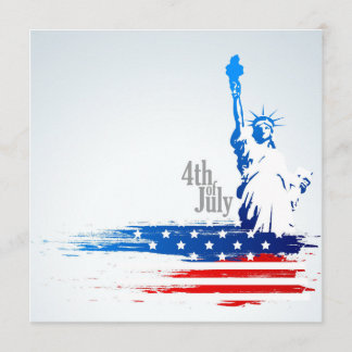 Statue of Liberty 4th of July Invitation