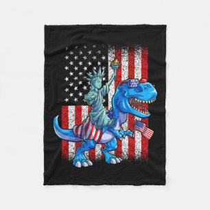 Statue Of Liberty 4th Of July Shirt Boys American Fleece Blanket