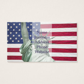 American Flag Business Cards and Business Card Templates ...