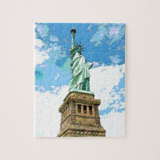 Statue of Liberty Art Jigsaw Puzzle
