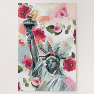 Statue of Liberty art puzzle New York