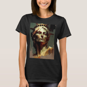 Statue Of Liberty Artistic Rendering Lady Libert T-Shirt
