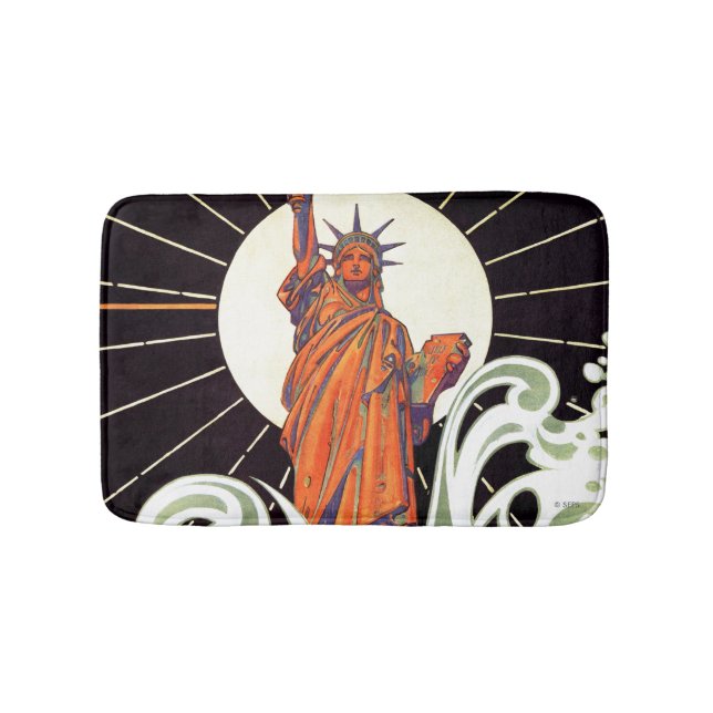 Statue of Liberty Bath Mat (Front)