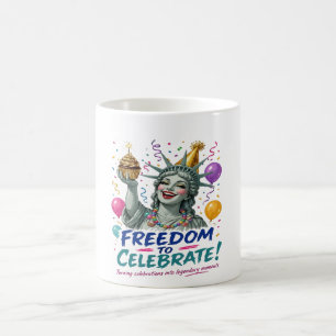Statue of Liberty Birthday Celebration Coffee Mug