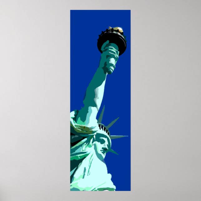 Statue of Liberty & Blue Sky Poster (Front)