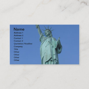 Statue of Liberty Business Card