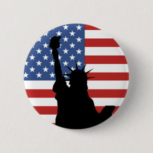 Statue of Liberty button