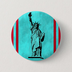 Statue of Liberty Button