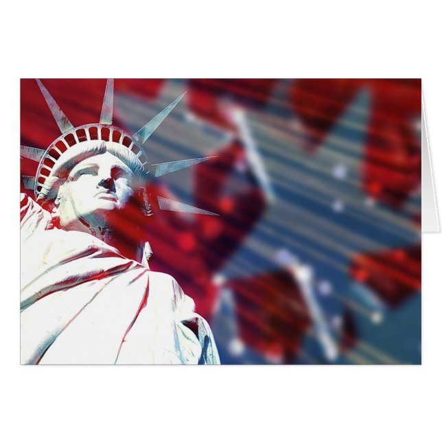 Statue of Liberty card (Front Horizontal)