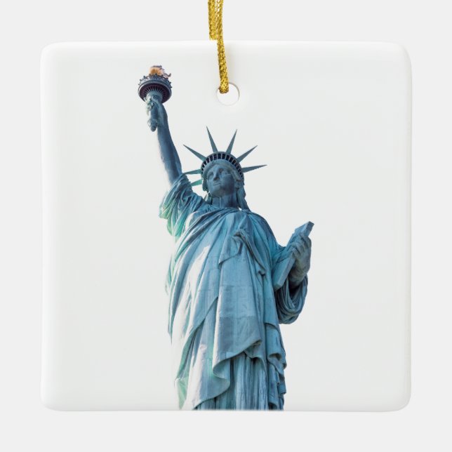 Statue of liberty   ceramic ornament (Front)