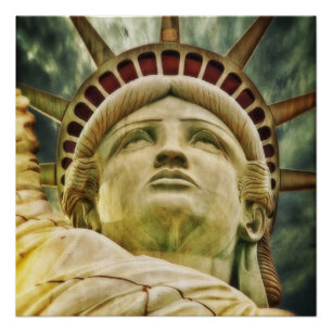 Statue of Liberty Close Up ,New York Poster