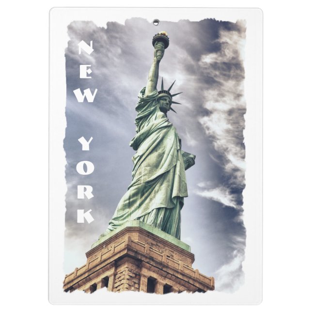 Statue of Liberty custom clipboard (Back)