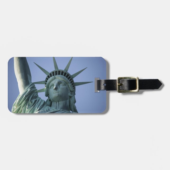 Statue of Liberty custom luggage tag (Front Horizontal)