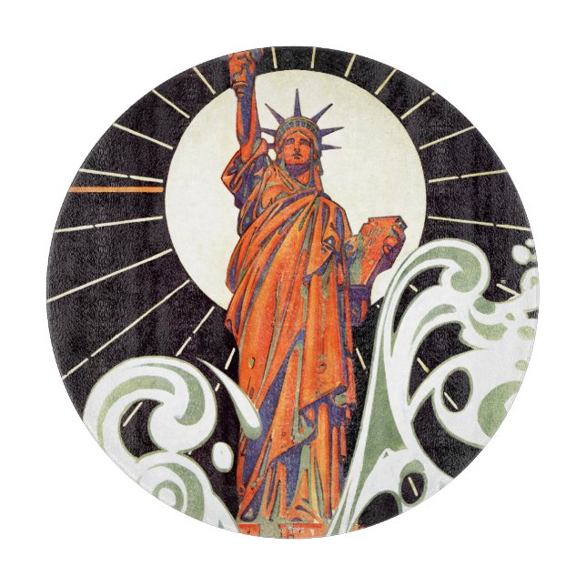 Statue of Liberty Cutting Board (Front)