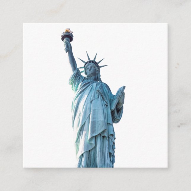 Statue of liberty  enclosure card (Front)