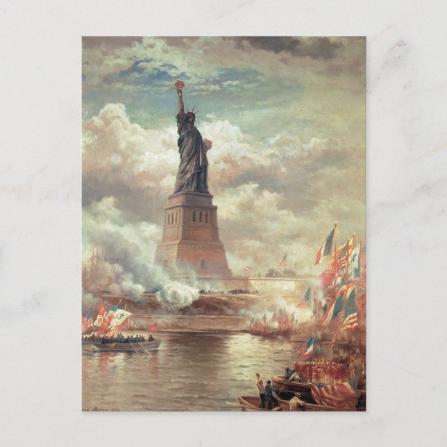 Statue Of Liberty Enlightening the World Postcard (Front)