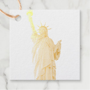 Statue of liberty   favour tags