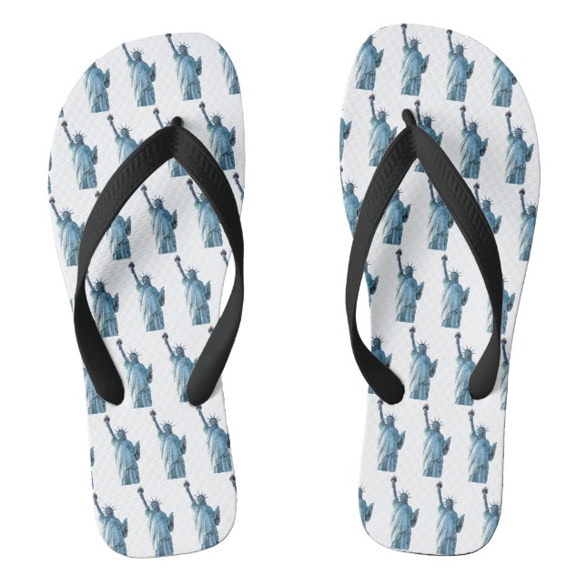 Statue of liberty   flip flops (Footbed)