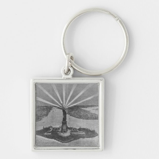 Statue of Liberty, from 'The Graphic' Keychain (Front)