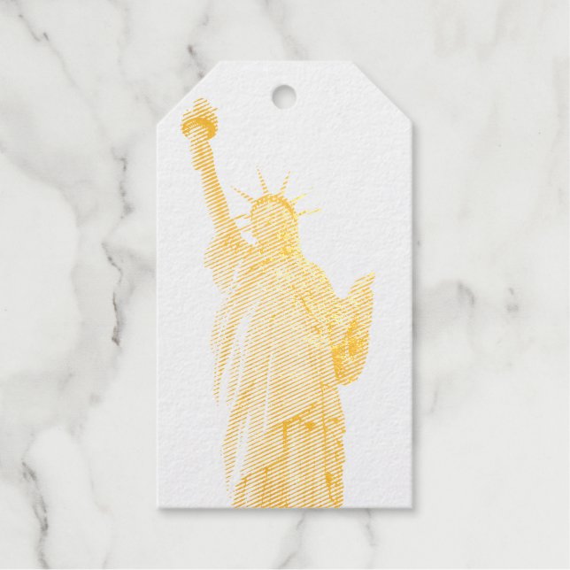 Statue of liberty   gift tags (Front)