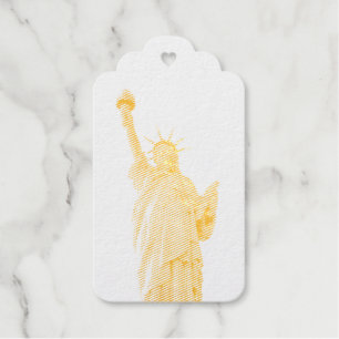 Statue of liberty gift tags