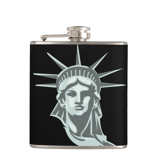 Statue of Liberty hip flask (Front)