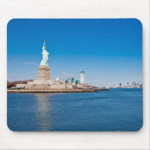 Statue of Liberty, Hudson River and Manhattan Mouse Pad