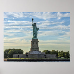 Statue of Liberty, Hudson River, New York  Poster