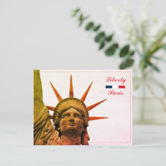 Statue of Liberty in Paris, France Postcard