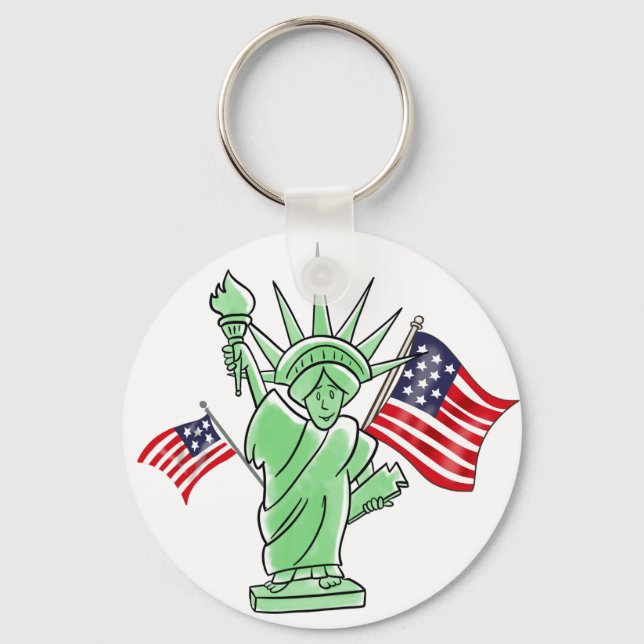 Statue of Liberty Keychain (Front)