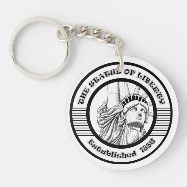 statue of liberty keychain (Front)