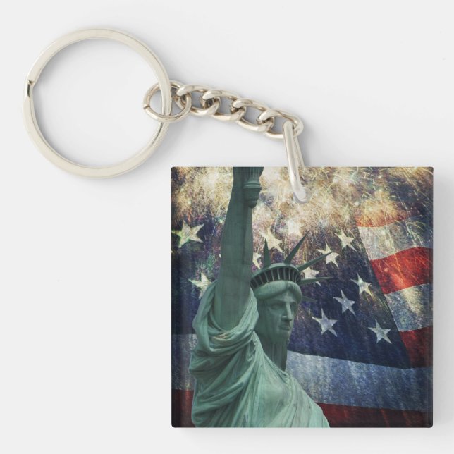 Statue of Liberty Keychain (Front)
