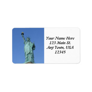 Statue of Liberty Label