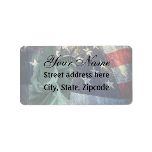 Statue of Liberty Label