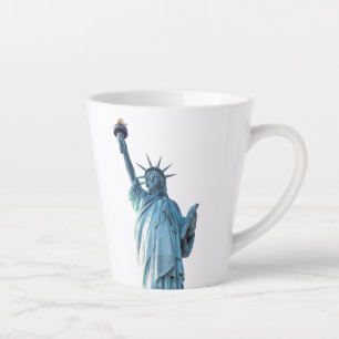 Statue of liberty latte mug