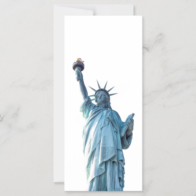 Statue of liberty  magnetic invitation (Front)