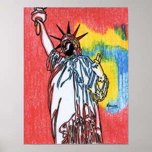 Statue of liberty  Marcoart Posters