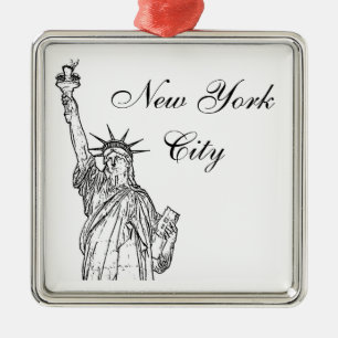 Statue of Liberty Metal Ornament