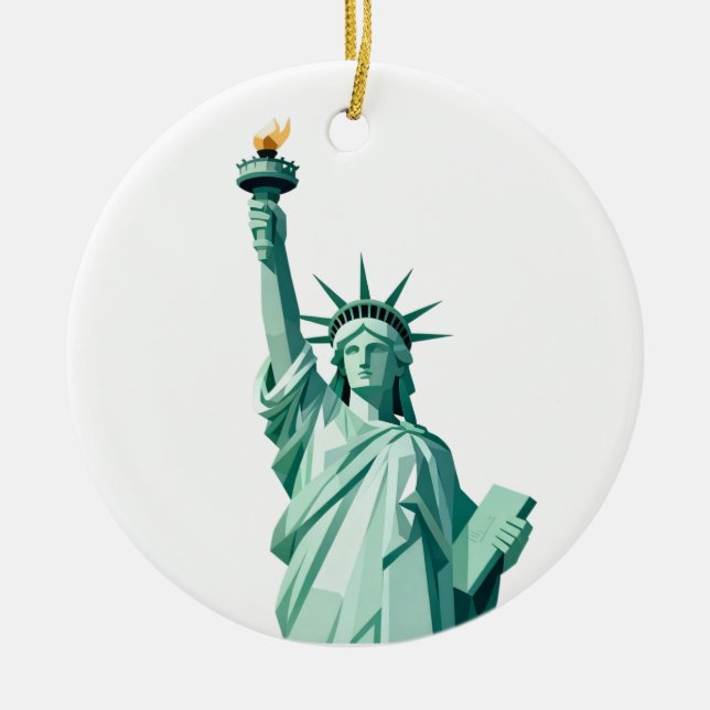  Statue of Liberty Modern Ornament (Front)