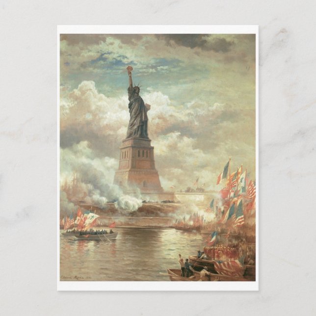 Statue of Liberty, New York circa 1800's Postcard (Front)