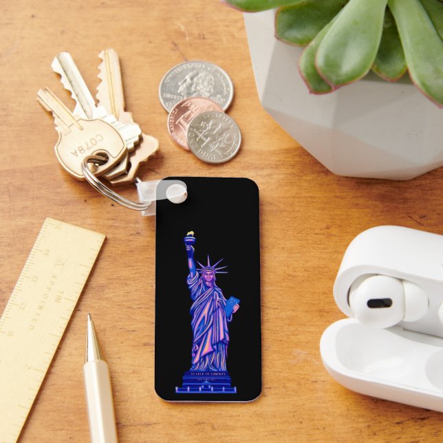 Statue of Liberty-New York City-4th of July- Keychain (Desk)