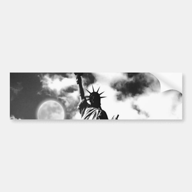 Statue of Liberty New York City Bumper Sticker (Front)