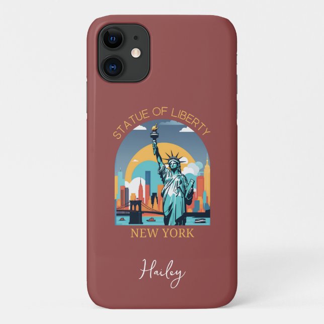 Statue of Liberty, New York City Case-Mate iPhone Case (Back)