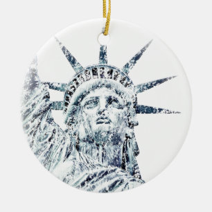 Statue of Liberty New York City Ceramic Ornament